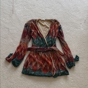 Ramy Brook Multicolor Sequin Dress